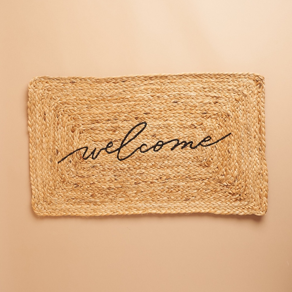 Accompany Jute Welcome Mat